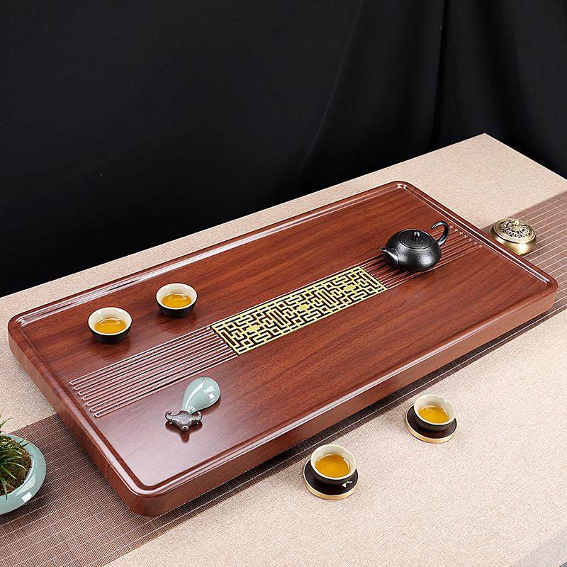 简约茶盘 实木整块 柚木大号平板茶盘原木雕刻黑檀木茶台厂家直销,餐饮具,茶盘,淘宝优惠券,粉丝福利购,淘宝优惠卷