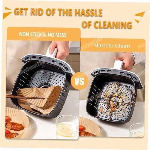 100pcs Air fryer Paper Disposable Baking Paper