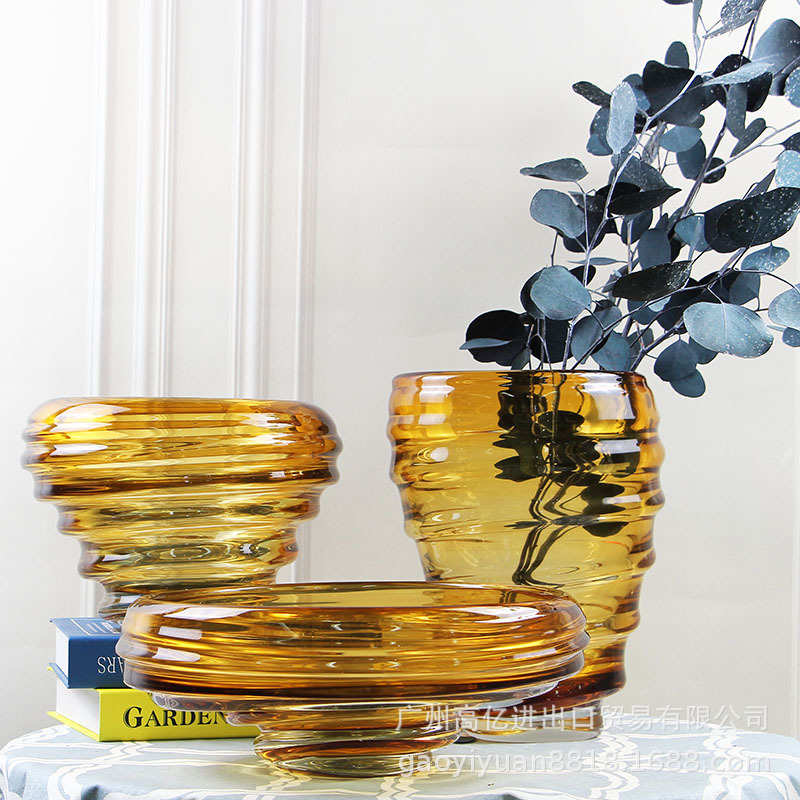 居家玄关养品简约水样板房艺术电视柜卧室插花瓶摆件欧式现代客厅