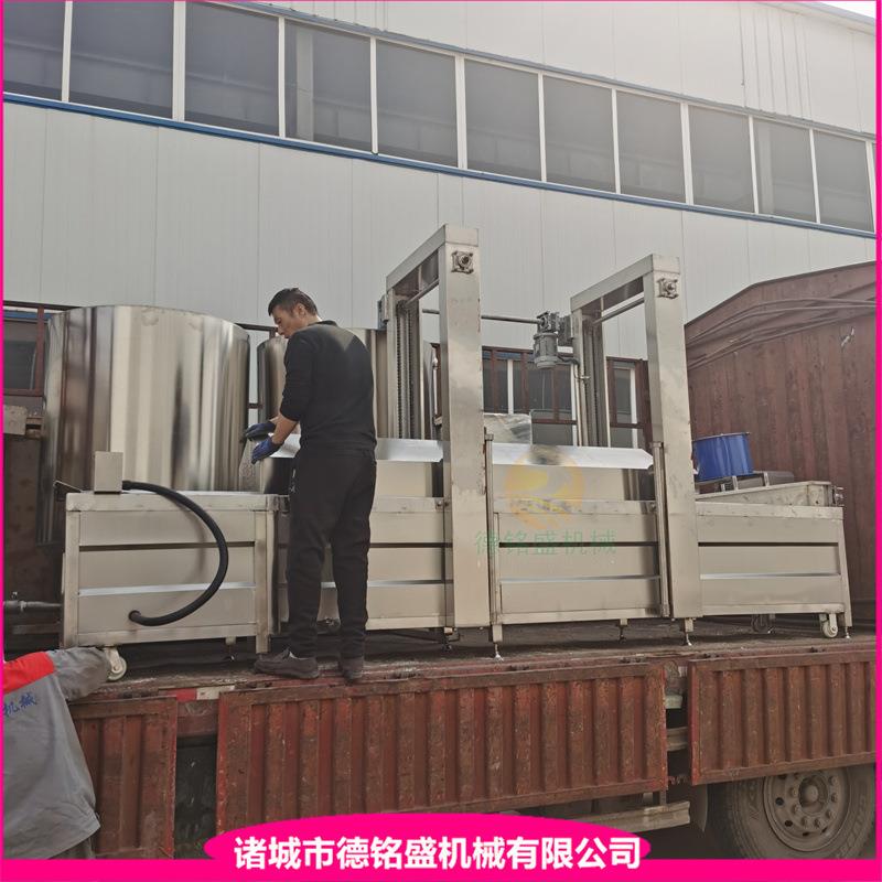 小腐竹片油炸设备炸螺蛳粉用的腐竹片油炸机小型薄脆油炸机