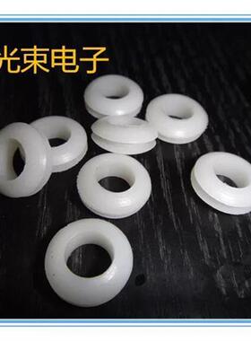 Q22双面单面护线圈 橡胶圈 护线环穿线圈 密封圈 出线圈黑色16MM