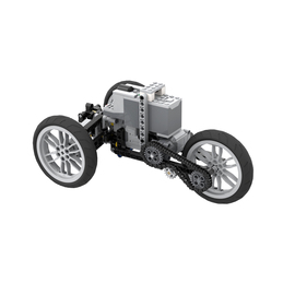 兼容乐高机器人积木教具电动工程机械组模型科技遥控三轮车