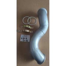 陕汽德龙F3000新M3000X3000改装加粗排气管加厚排气管卡箍垫片