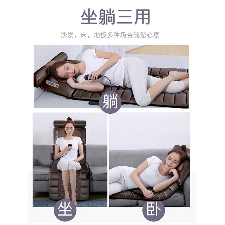 恩隆按摩垫颈椎按摩器多功能按摩枕颈部腰部按摩床垫家用枕头靠垫