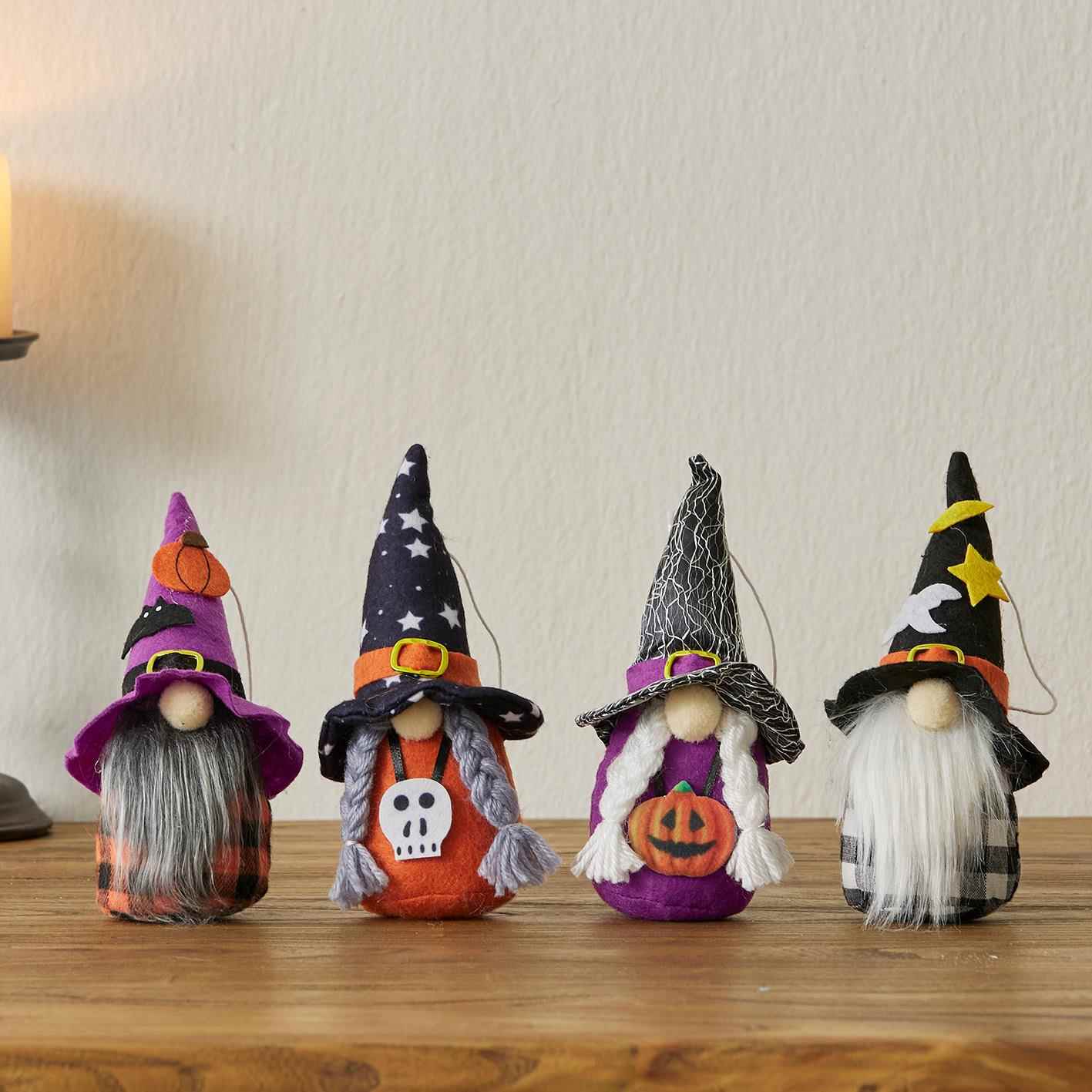 万圣节玩偶公仔挂件布置道具装饰品无脸迷你娃娃公仔摆件