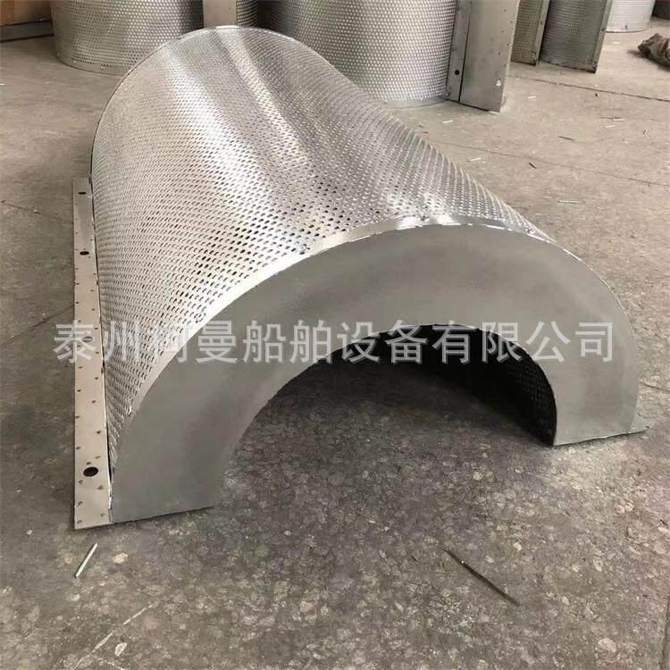 船舶通风消音设备不锈钢圆环形风阀消音器消音板消音插片
