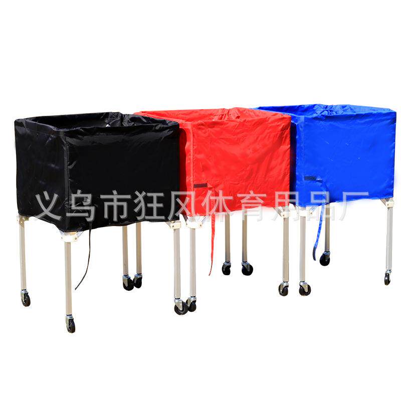 铝合金可折叠篮球推车户外移动式球类推车足球球框收纳车大号