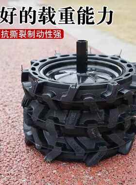 400-8微机耕机实心轮胎30-6XVO农机橡胶实心5轮胎旋耕实改装心胎