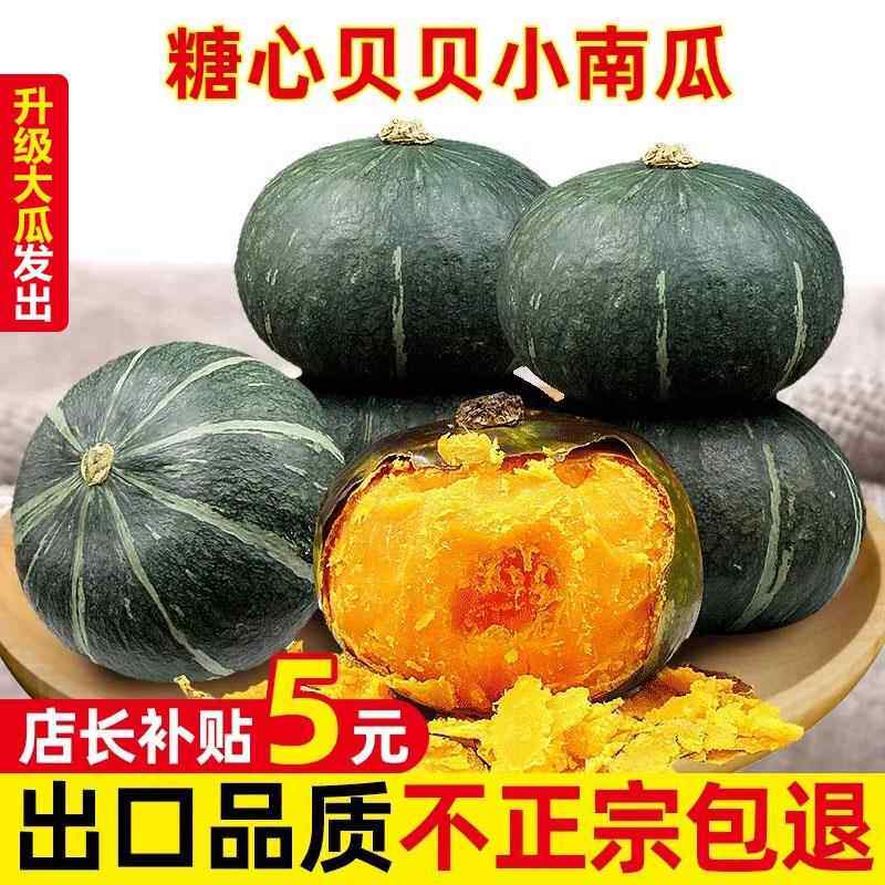 正宗寿光一号贝贝小南瓜5斤山东老熟粉面板栗味惠和婴儿辅食包邮