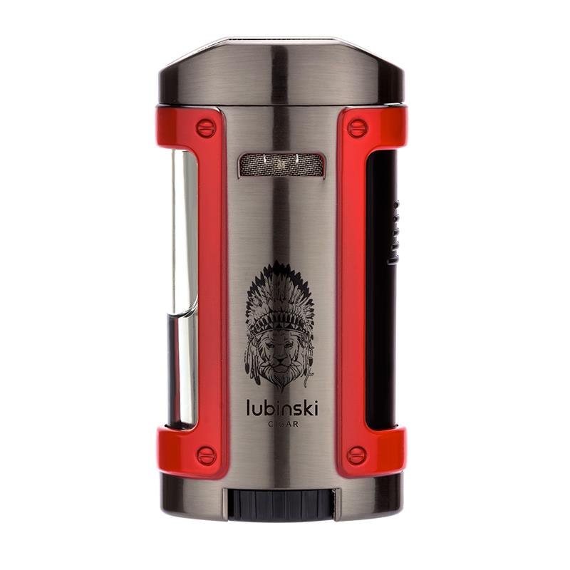 高档LUBI属NSKI打鲁宾斯基四直锌冲防风金电镀合金电镀喷漆雪茄火