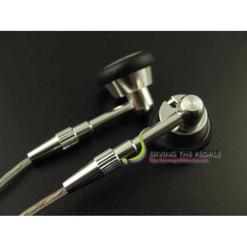 定制hifi入耳式耳机带麦重低音DIY线控手机MP3电脑通用平头耳塞