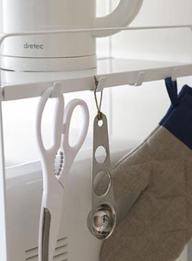 现货烤箱物置物房架落地HS-N20182层微多功能收纳储架厨伸缩波炉