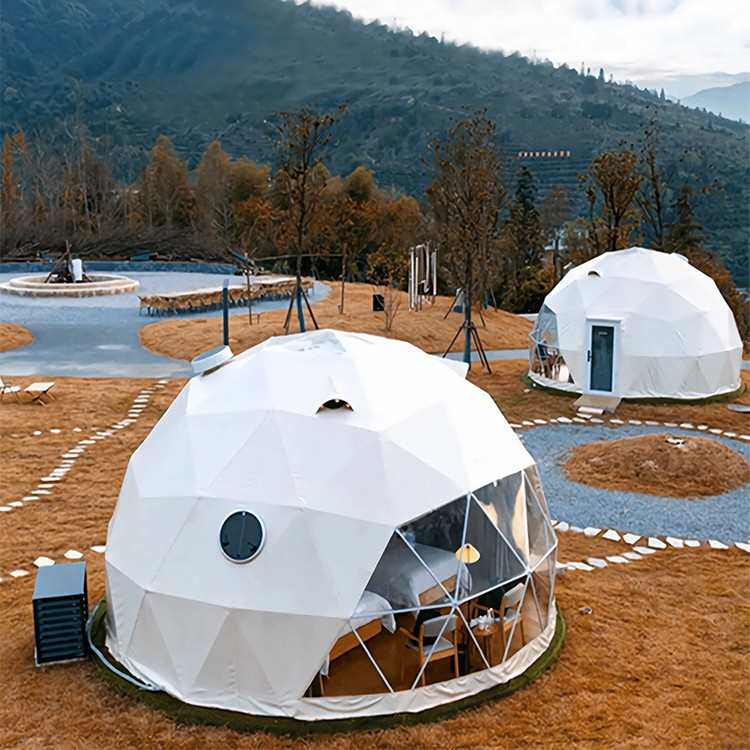 星空酒店帐篷民宿球形帐篷厂家景区草原农家乐野奢营地圆顶星空房