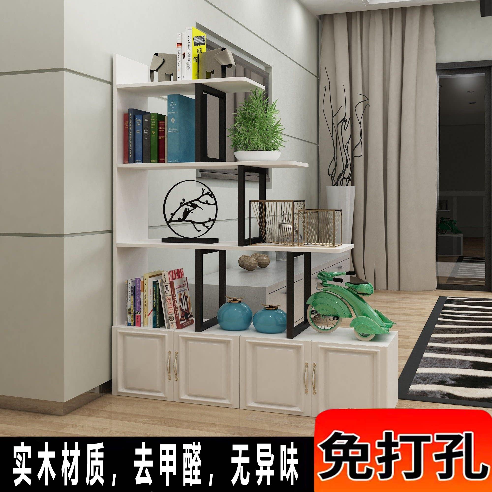 玄关隔断柜门厅沙发隔断柜入户置物架客厅鞋柜酒架花架装饰架阶梯
