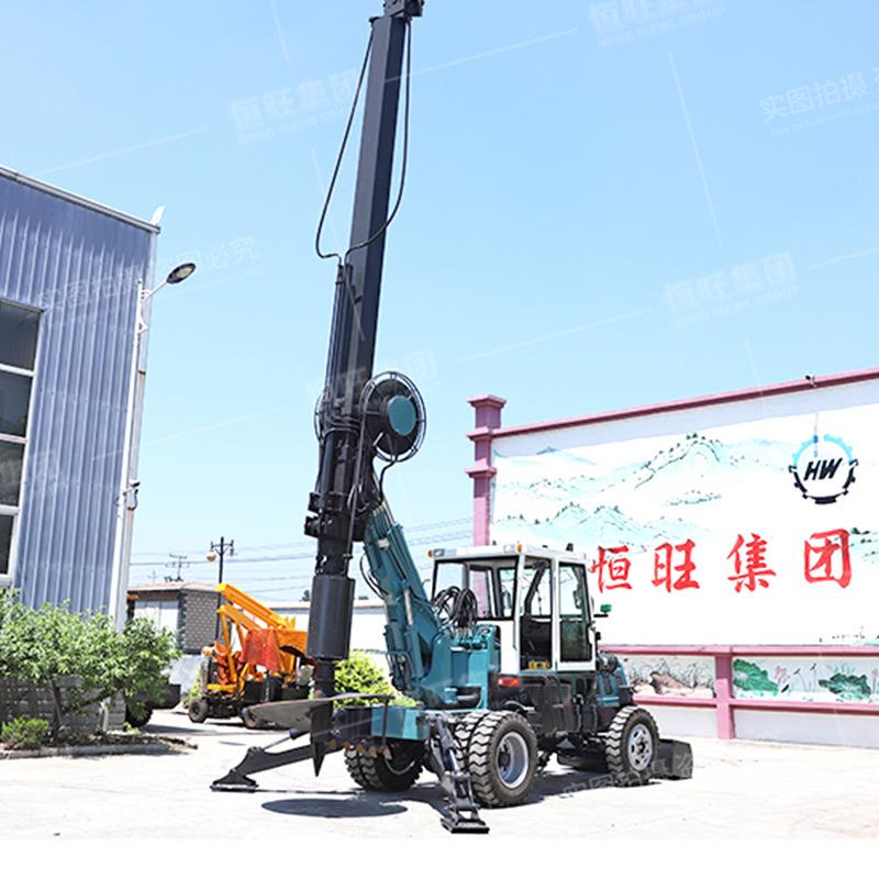 旋挖打桩机房屋桥梁地基打桩机5G信号塔钻孔机小型旋挖钻机厂家