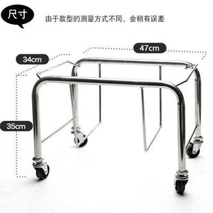 超市塑料KT篮V手提篮存物放车购座底可379移动提篮托架收纳金属架