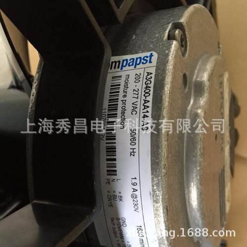 现货原装empapst A3G400-AA14-A9 DC230V 1.9A 高端设备风机 风扇