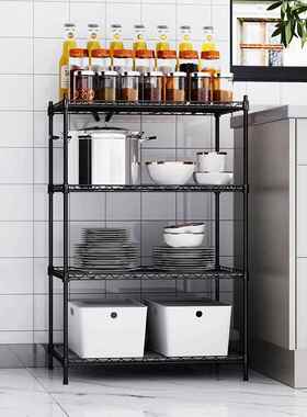 高档c长40 高45 缝50 60宽20 25 3080m厨房置物架夹架子4层储物架