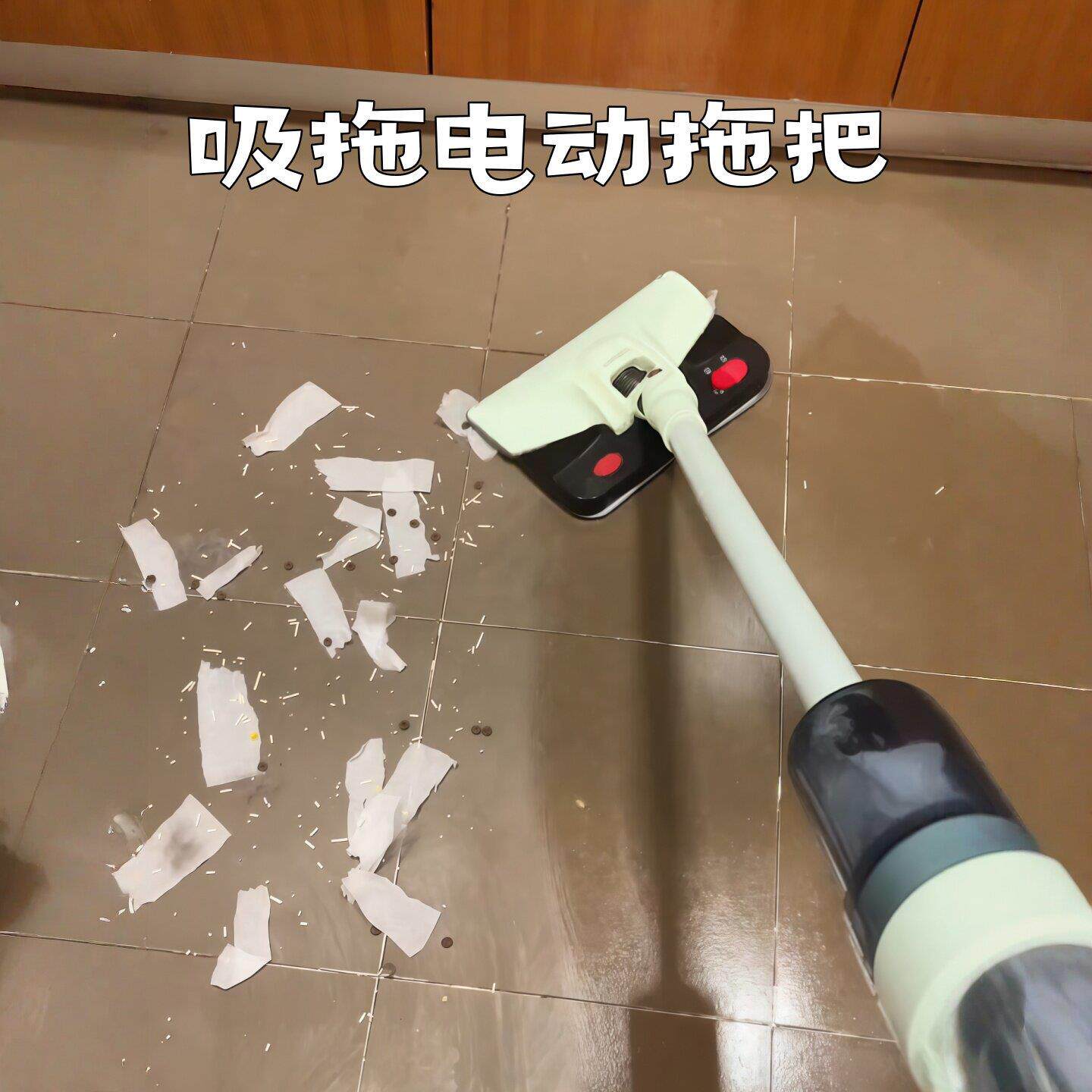 电动拖把吸拖All无线手持强力吸水吸尘器家用大吸力除尘一拖净