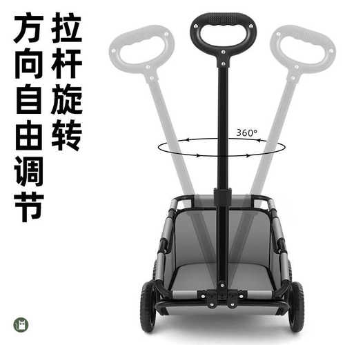 小型宠物推车狗狗猫咪泰迪婴手推车外出旅行宠物狗车轻便折叠