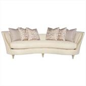 美式 轻奢实木沙发现代简约客厅布艺沙发茶几组合弧形沙发来图制作