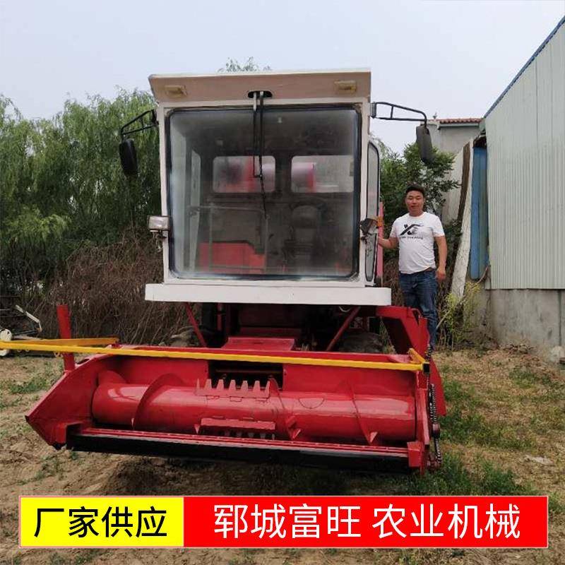 全新地滚刀收割机大型轮式玉米收获机秸秆倒伏青黄储机牧草青贮机