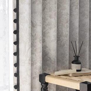 鹿法2式全OBG屋提麋花遮204新款客厅卧室光高级感窗帘