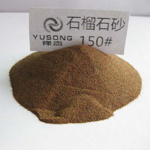 过滤水石榴石滤料抛光打磨石榴石水刀砂模具覆膜石榴石磨料