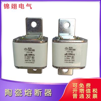 RS0-500/1000陶瓷熔断器RS系列快速熔断器熔芯陶瓷保险丝500V100W