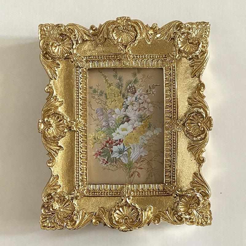 法式美式客厅背景墙装饰画框挂墙婚纱照拍摄装饰框法式画框