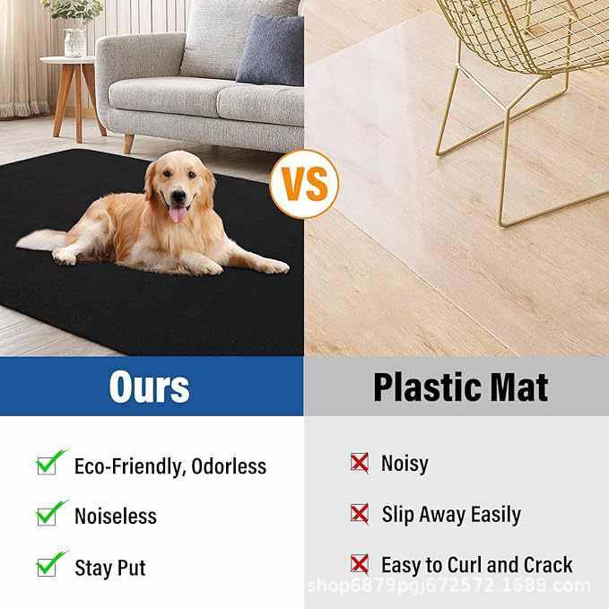 自粘办公椅地垫电脑椅地垫静电吸附家用静音转椅防滑垫,居家布艺,家用脚垫,淘宝优惠券,粉丝福利购,淘宝优惠卷