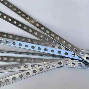 扁条平铁条长条直条铁片热镀锌接地扁铁 2.8mm扁铁有孔铁条冲固定