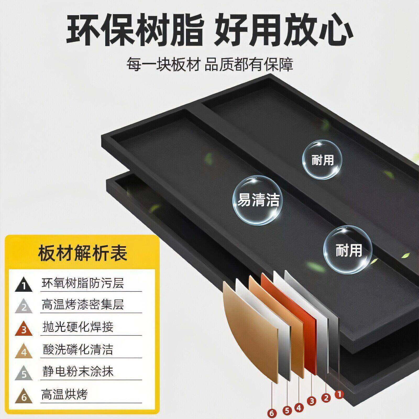 厨房置物架落地多微波炉收层纳一架子家用多功能物架锦恒-1体靠墙