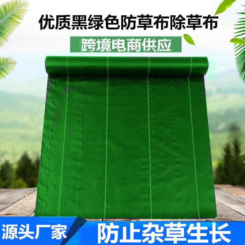 黑绿色防草布除草布耐用地膜农用加厚地布抗老化果树园艺盖草布