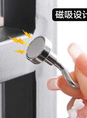 5pcs Magnetic Hooks Powerful Hook Magnet Holder 10kg Suctio