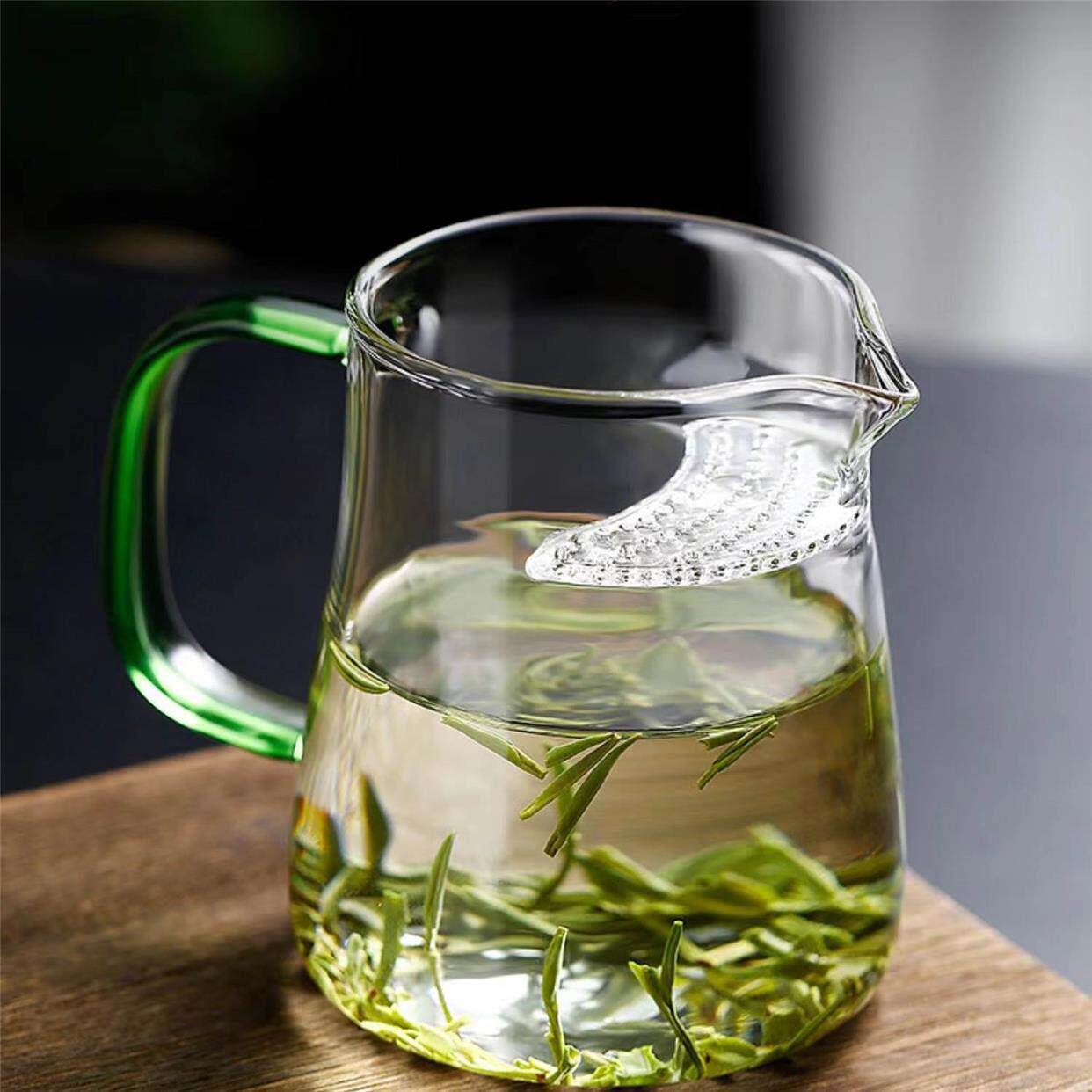 玻璃茶水公道杯耐高温简易泡茶杯大容量煮茶公杯家用可过滤茶海分