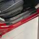专用槛迎宾门槛踏板踏板渡ll护板后度碳纤维改装 大众凌内门凌条