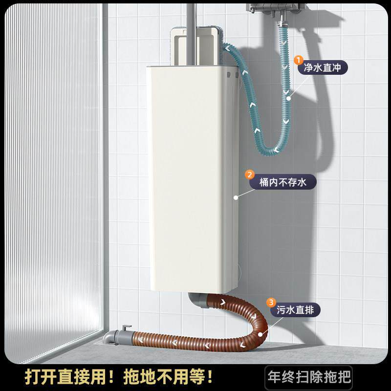 拖把2025新款挤水免手洗懒人家用一拖净平板免洗干 干湿两用大号