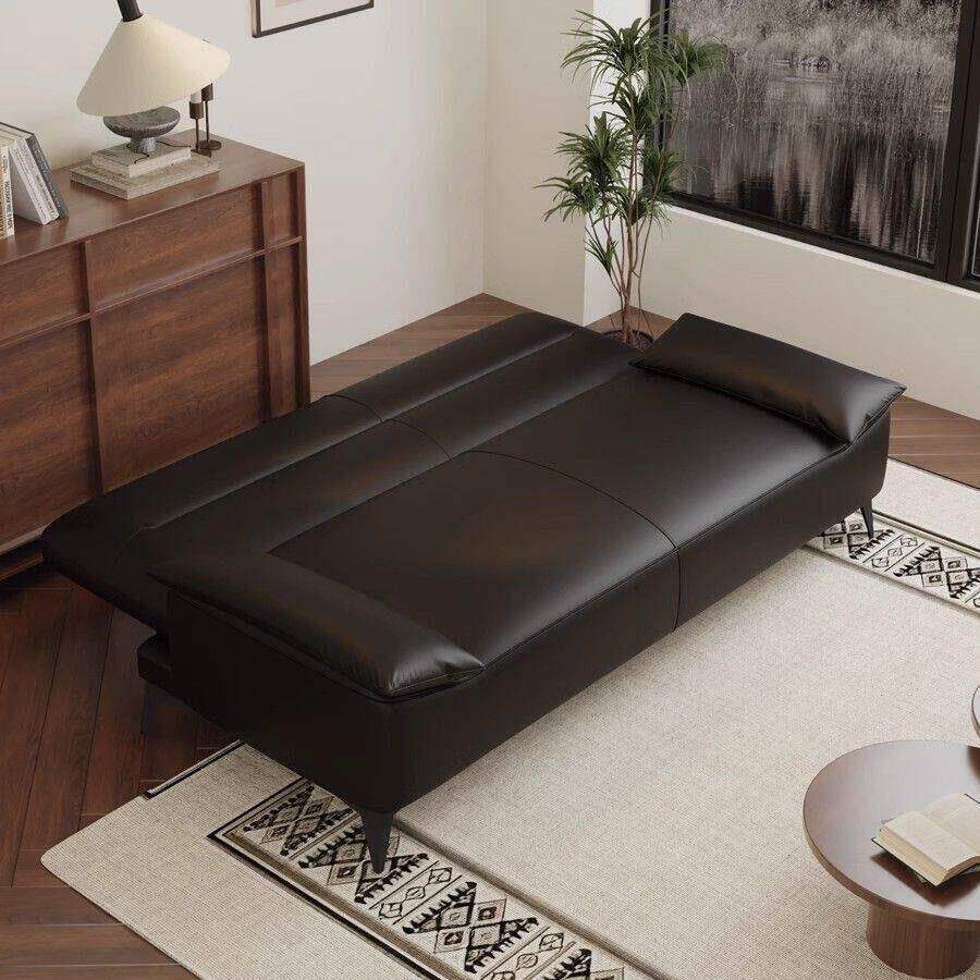 猫抓皮沙发床一体两用折叠客厅卧室简易出租屋公寓小户型双人沙发