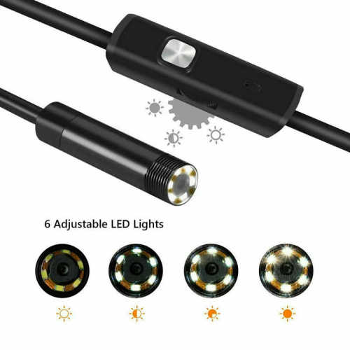 -手机类型探头/。直连5防水卓安汽车维修内窥镜7Mmc5管道视觉摄像