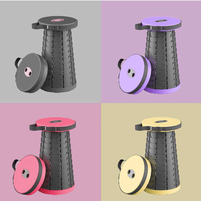 L8A塑料凳野营折叠凳子 户外便携伸缩椅子钓鱼换鞋凳歇脚马扎折叠,户外/登山/野营/旅行用品,钓鱼椅、凳,淘宝优惠券,粉丝福利购,淘宝优惠卷