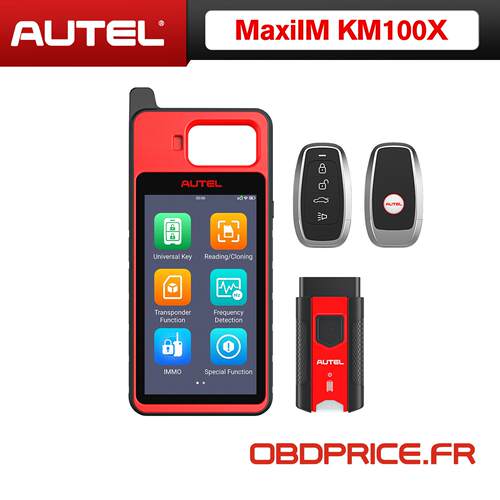 道通AUTEL KM100X钥匙创建IMMO学习钥匙编程器防盗汽车诊断仪器