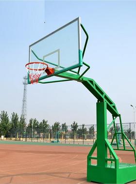 移动户外篮球架标准比YSI成人篮球架室外家落用升篮球架赛地式地