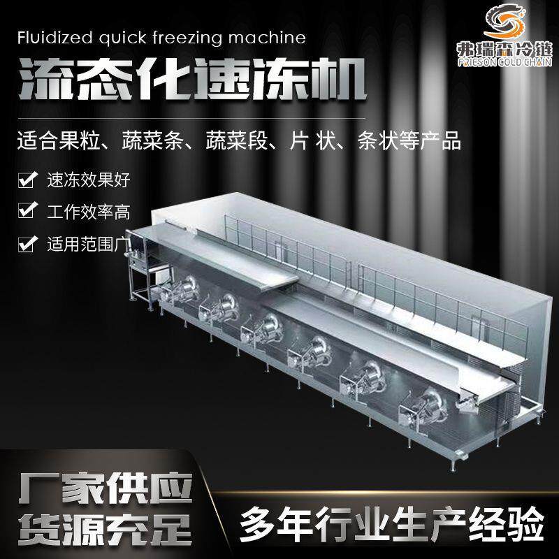流态化速冻机商用水果丁速冻机秋葵莲子速冻设备黄桃速冻机