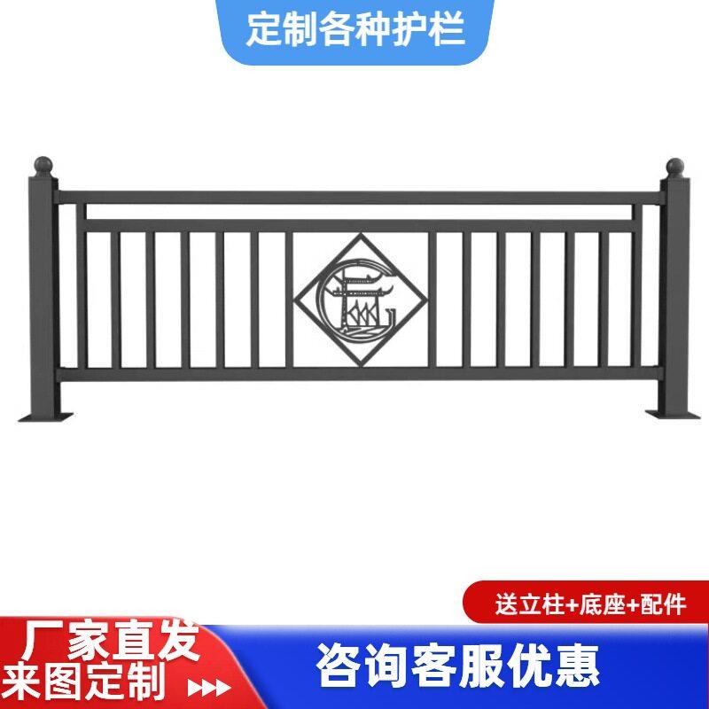 定制道路围栏护栏人行道隔离栏杆京式港式黄金机非交通防撞