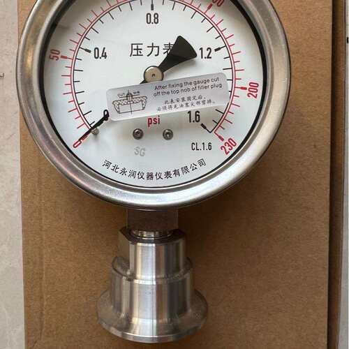 北京布莱迪 BLD 全不锈钢耐震压力表YTH-100 YBF-100