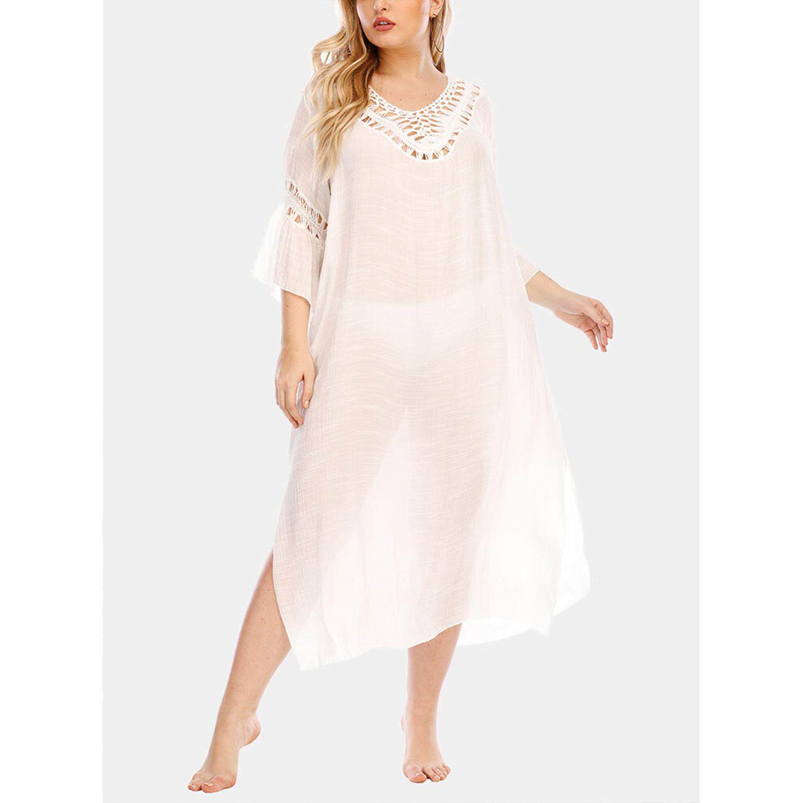 holiday cover-up sexy sun dress jacket dress protection