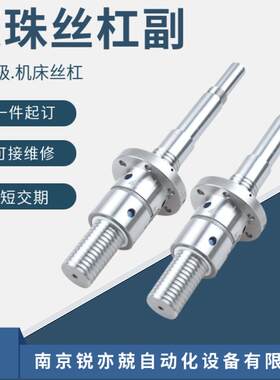 研磨滚珠丝杆 生产厂家南京工艺 FFZD8010TR-5-P5/4450X3995-CX