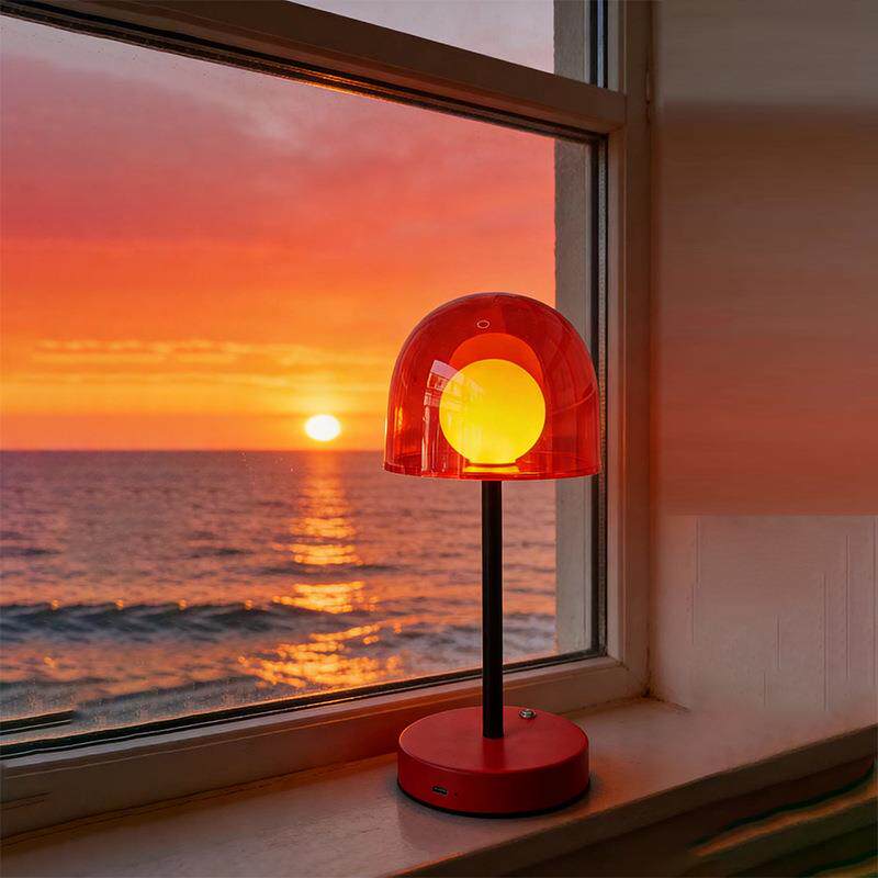 网红蘑菇灯氛围灯 充电式桌面小夜灯 软装百搭装饰灯客厅软装饰灯