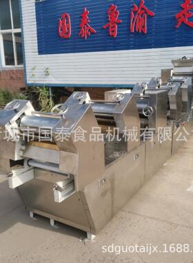 熟面条加工生产线设备 热干面自动担面机 热干面煮面机器